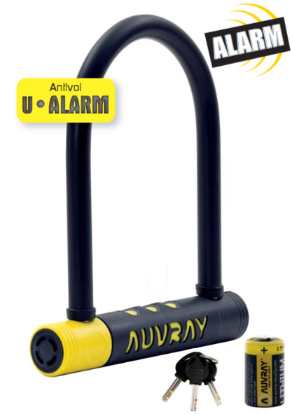 u lock with alarm